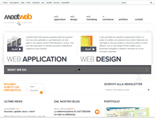 Tablet Screenshot of meetweb.it